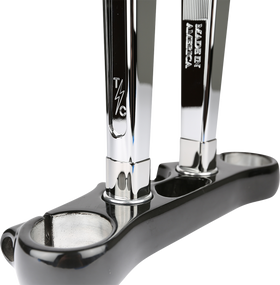 THRASHIN SUPPLY CO. Riser Extensions - 1" - Chrome TSC-9801-3