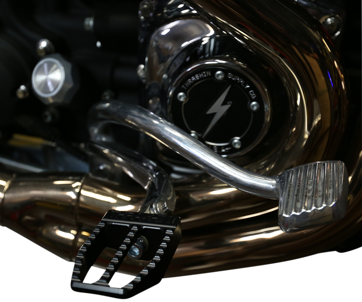 THRASHIN SUPPLY CO. Rear Militant Footpegs - Black - Softail TSC-2019-1-SR