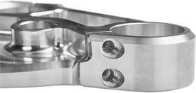 SLYFOX Triple Clamp - 49 mm - Upper - '14+ FLH - Raw SF1000-1