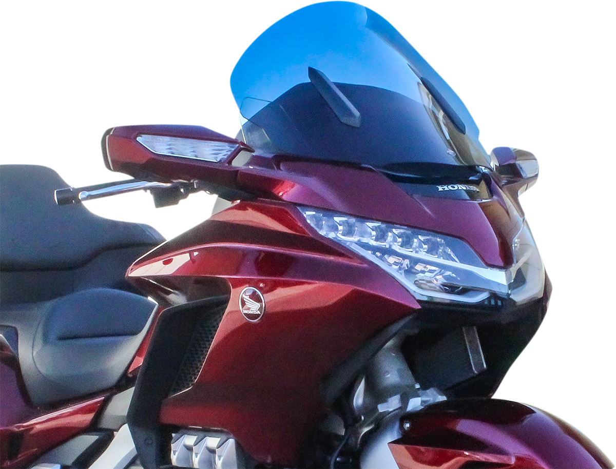 KLOCK WERKS Flare* Windshield - 18" - Dark Smoke - GL1800 KWW-06-0559