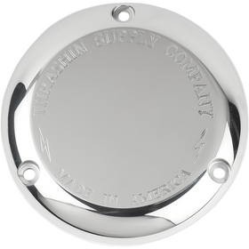 Thrashin Supply Co. TSC-3000-2 polished classic derby cover for 1970–1998 Harley-Davidson Dyna, Touring, Softail, and FXR models