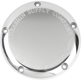 Thrashin Supply Co. TSC-3010-2 polished classic derby cover for 1999–2018 Harley-Davidson Touring, Softail, and Dyna Big Twin models