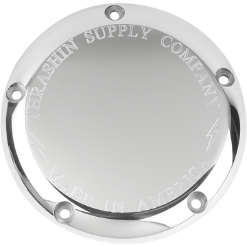 Thrashin Supply Co. Derby Cover Polished Classic Chrome 5 Hole