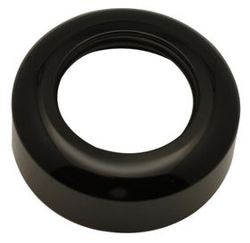 Glossy black Pro-One #114021B replacement dust boot for lower legs, CNC billet aluminum, O-ring included