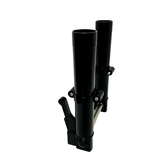 Destroyer V1 complete lower fork leg kit, 49mm, black, for 2014-2023 Touring motorcycles (114030B)