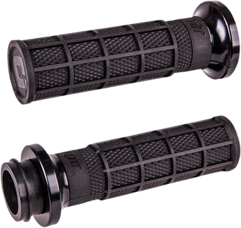 ODI Hart-Luck Signature V-Twin Lock-On* Grips - Cable - Black/Black V31HCW-BB-B