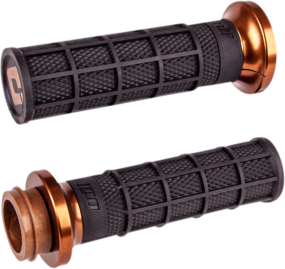 ODI Hart-Luck Signature V-Twin Lock-On* Grips - Cable - Black/Bronze V31HCW-BZ-Z
