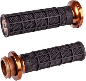 ODI Hart-Luck Signature V-Twin Lock-On* Grips - Cable - Black/Bronze V31HCW-BZ-Z