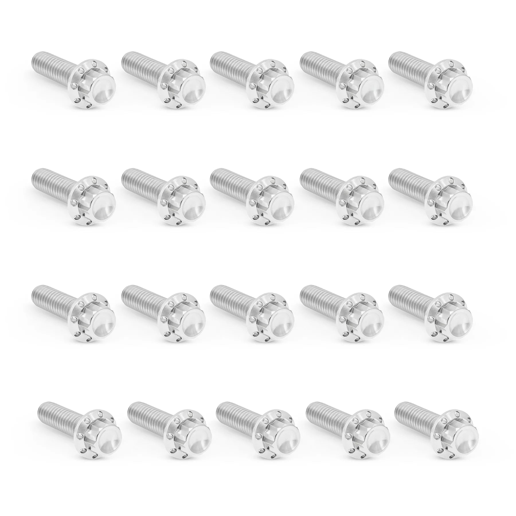 ARLEN NESS Rocker Box Titanium 12-Point Bolt Kits, Polished