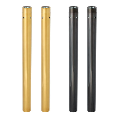 Touring Fork Tubes - Gold / Black / Chrome