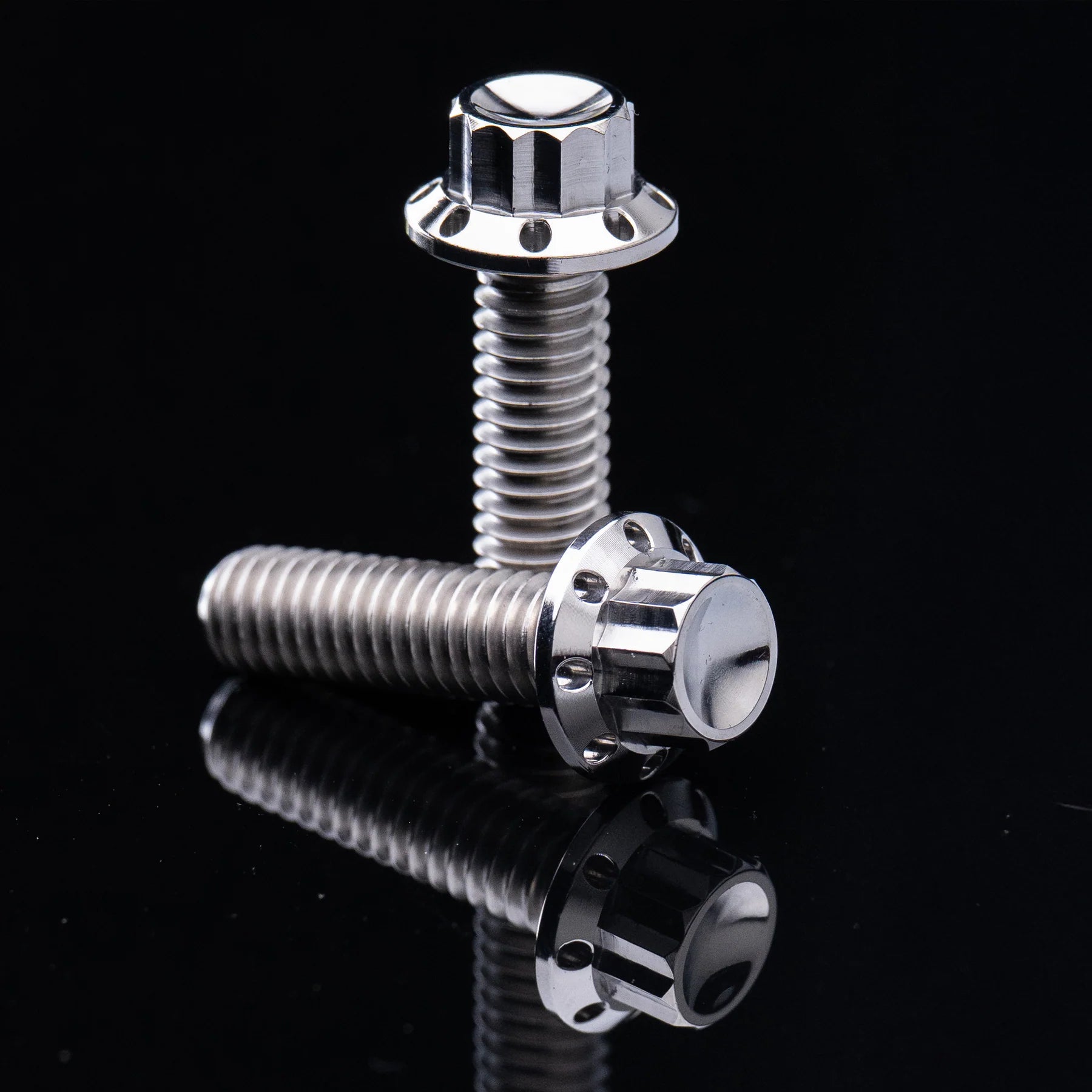 ARLEN NESS Lifter Block Titanium 12-Point Bolt Kits, Polished - 0