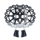 Axial dual floating brake rotor kit for Harley Softail Dyna