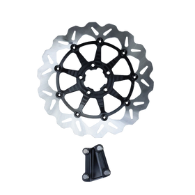 Original Garage Moto OG 13-inch Axial Big Brake floating rotor kit (330mm) for Harley Softail & Dyna