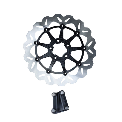 Original Garage Moto OG 13-inch Axial Big Brake floating rotor kit (330mm) for Harley Softail & Dyna