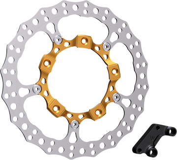 ARLEN NESS Rotor 14" - Front Right - Gold 300-006