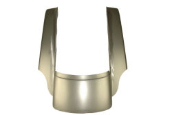 RWD V-Twin rear fender extension for Harley Touring Road Glide/Road King 1996+ 4in raw 18-gauge cold-rolled steel