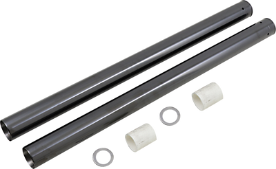 CUSTOM CYCLE ENGINEERING Fork Tubes - 49 mm - 27.50" - Black T 2014DLC