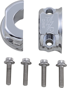 THRASHIN SUPPLY CO. Perch Clamps - Clutch/Brake - Chrome TSC-2703-3