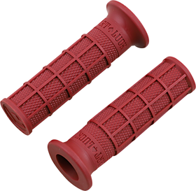 ODI Hart-Luck Signature Full-Waffle Slip-On Grips - Red V02FWDR