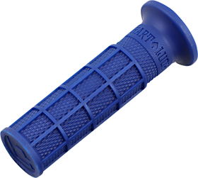 ODI Hart-Luck Signature Full-Waffle Slip-On Grips - Blue V02FWDU