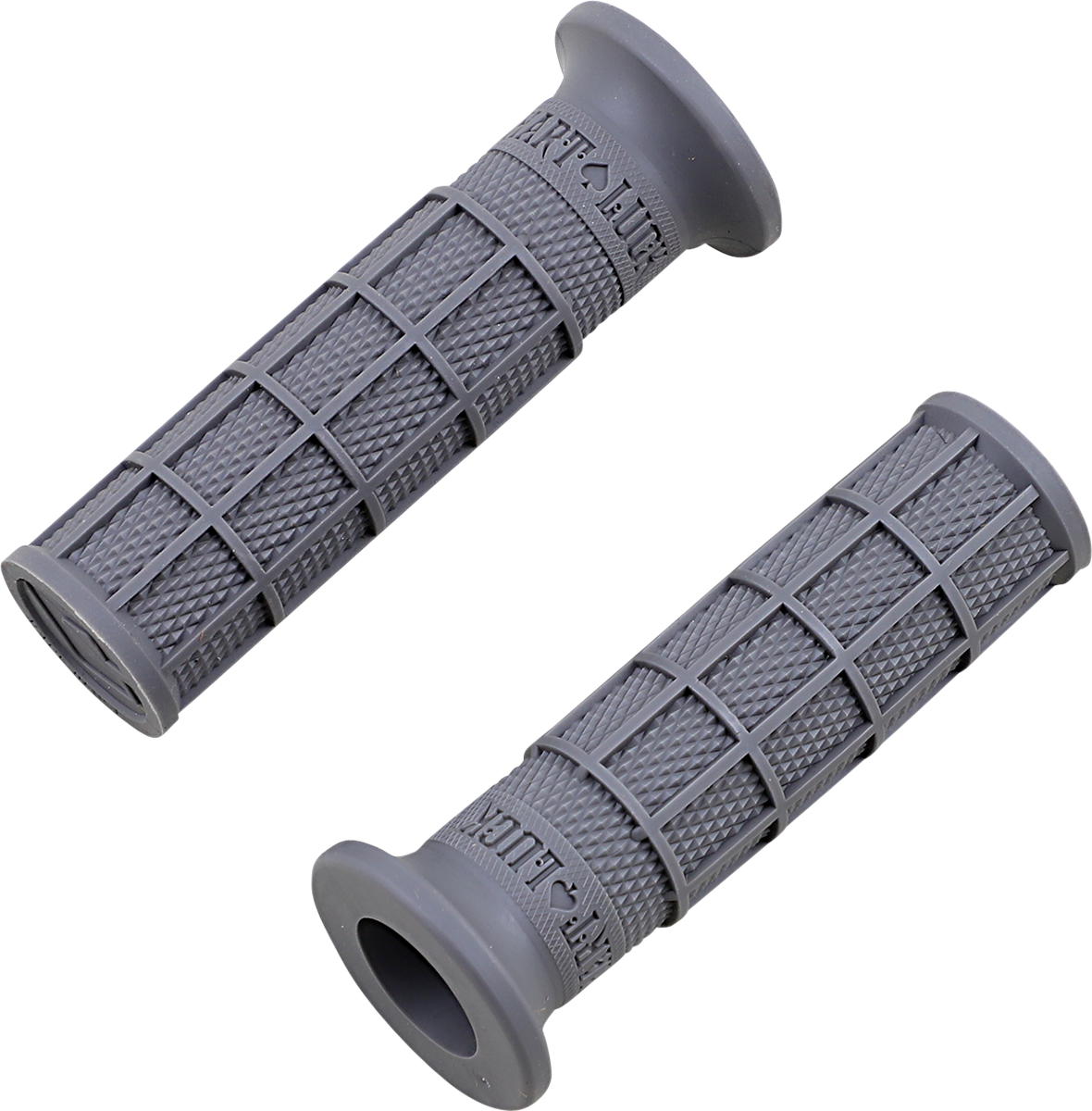 ODI Hart-Luck Signature Full-Waffle Slip-On Grips - Graphite V02FWH