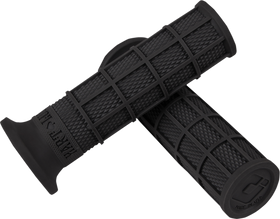 ODI Hart-Luck Signature Full-Waffle Slip-On Grips - Black V02FWB