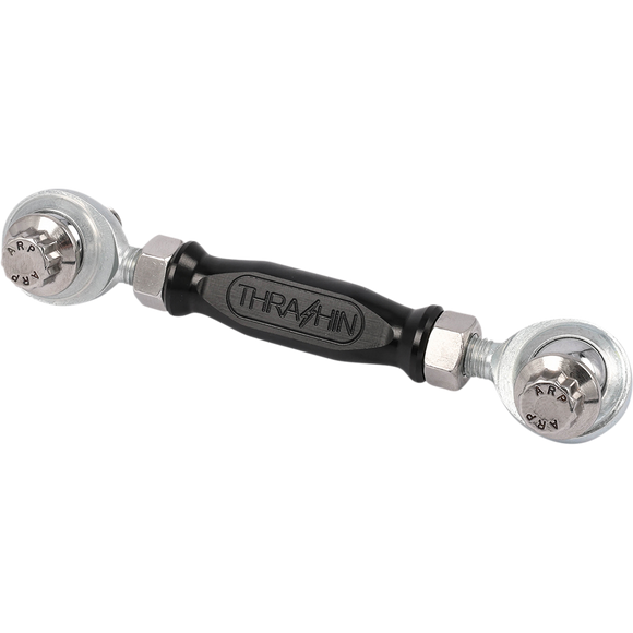 Thrashin Supply Co. adjustable shift linkage for mid controls on Harley-Davidson Dyna Softail FXR Street Bob Fat Bob