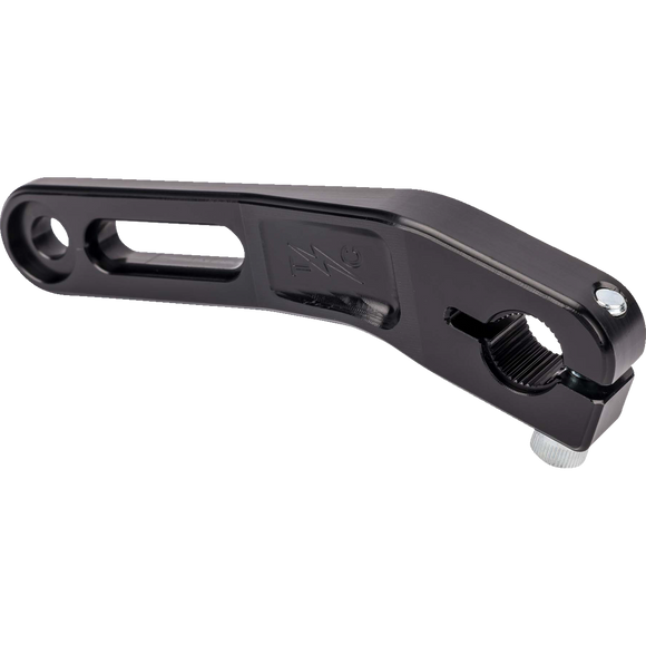 Thrashin Supply Co. EZ Shift inner arm lever in black and chrome for Harley-Davidson Touring Street Glide Road Glide Road King