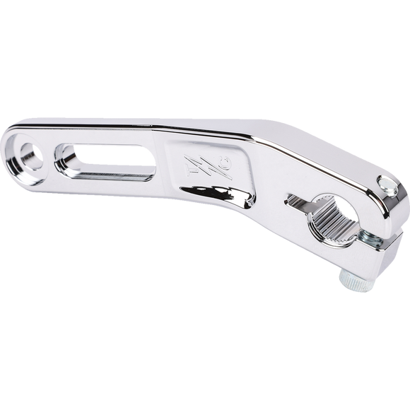Thrashin Supply Co. EZ Shift inner arm lever in black and chrome for Harley-Davidson Touring Street Glide Road Glide Road King