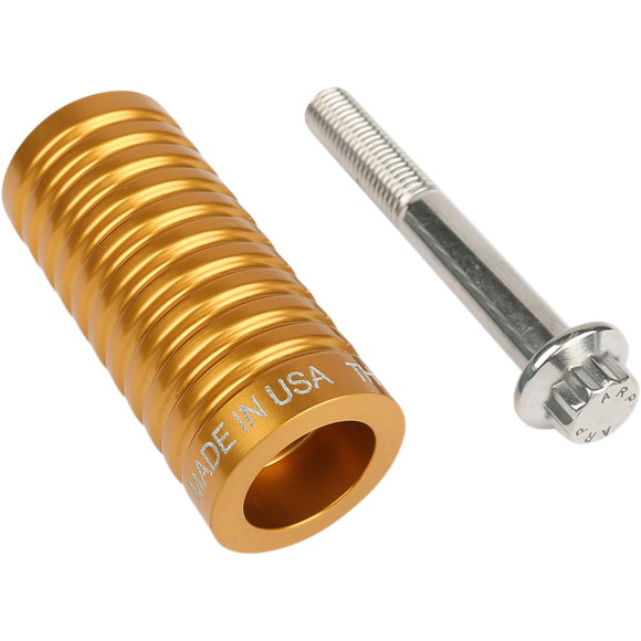 Thrashin Supply Co. TSC billet 6061 aluminum shifter peg with ARP fastener made in Los Angeles CA