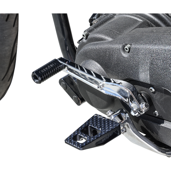 Thrashin Supply Co. Speedway billet 6061 aluminum shifter peg TSC-2000 chrome and black finish made in USA