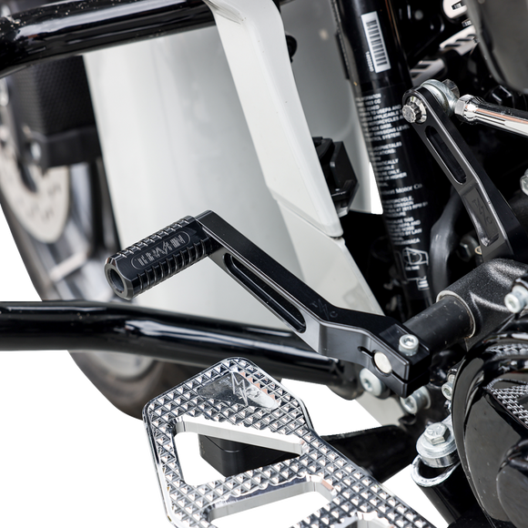 Thrashin Supply Co. Speedway billet 6061 aluminum shifter peg TSC-2000 chrome and black finish made in USA