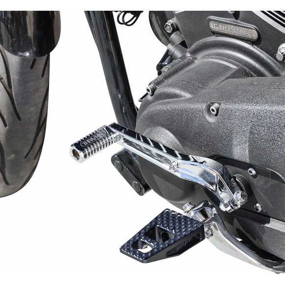 Thrashin Supply Co. Speedway billet 6061 aluminum shifter peg TSC-2000 chrome and black finish made in USA