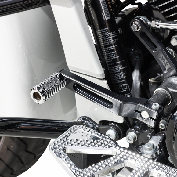 Thrashin Supply Co. Speedway billet 6061 aluminum shifter peg TSC-2000 chrome and black finish made in USA