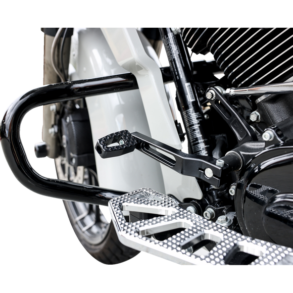 Thrashin Supply Co. P-54 black billet 6061 aluminum shifter peg for Harley-Davidson