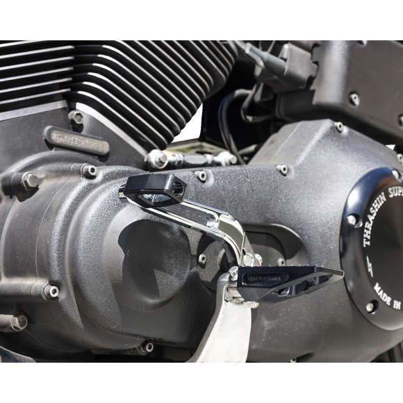 Thrashin Supply Co. P-54 black billet 6061 aluminum shifter peg for Harley-Davidson