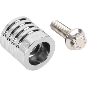 Thrashin Supply Co. Shorty chrome billet aluminum shifter peg for Harley-Davidson — 1 inch shorter than stock