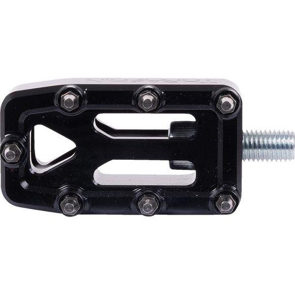 Thrashin Supply Co. Aggressor motorcycle shifter peg in billet aluminum with stainless steel cleats