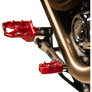 Thrashin Supply Co. Aggressor motorcycle shifter peg in billet aluminum with stainless steel cleats