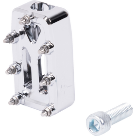 Thrashin Supply Co. Aggressor motorcycle shifter peg in billet aluminum with stainless steel cleats