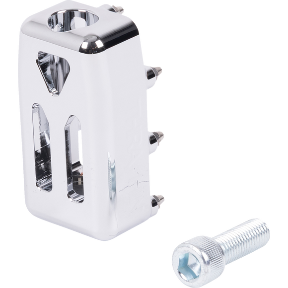 Thrashin Supply Co. Aggressor motorcycle shifter peg in billet aluminum with stainless steel cleats