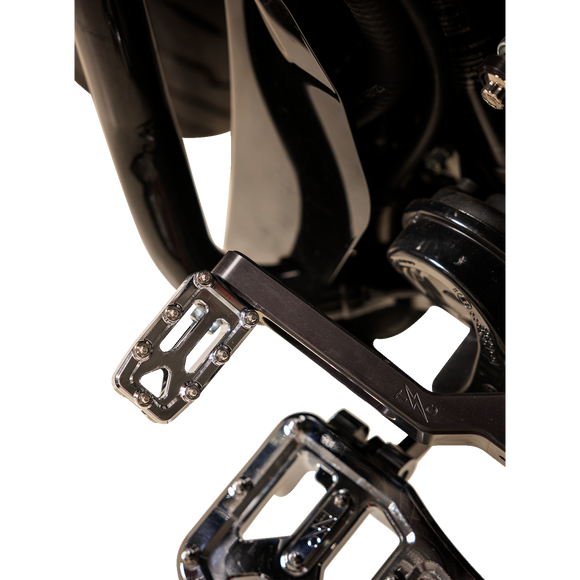 Thrashin Supply Co. Aggressor motorcycle shifter peg in billet aluminum with stainless steel cleats