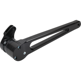 Thrashin Supply Co. Long Black Adjustable Bagger Brake Arm BBL-14-XX-1 for 2014-2025 Harley-Davidson Touring