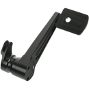 Thrashin Supply Co. black billet aluminum brake pedal pad mount for adjustable bagger brake arms, BBP-SP-01