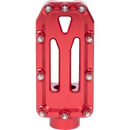 Thrashin Supply Co. Aggressor brake pedal for Harley-Davidson Touring with stainless steel cleats – chrome, black, and contrast cut options