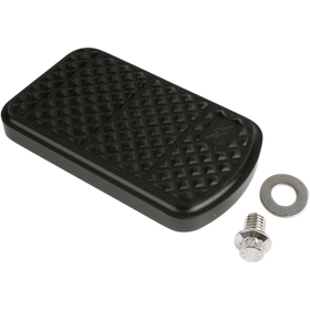 Thrashin Supply Co. black anodized FL brake pedal pad TSC-2201-1 for Harley-Davidson Street Glide Road Glide Road King Touring and Softail models