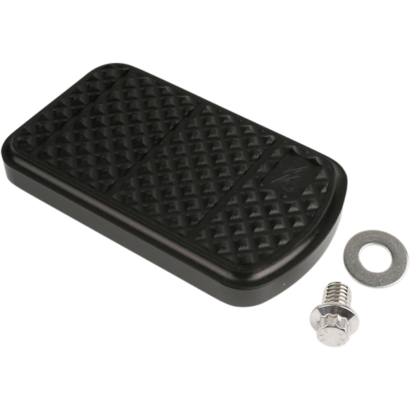 Thrashin Supply Co. black anodized FL brake pedal pad TSC-2201-1 for Harley-Davidson Street Glide Road Glide Road King Touring and Softail models