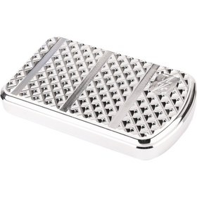 Thrashin Supply Co. chrome FL brake pedal pad TSC-2201-3 for Harley-Davidson Street Glide Road Glide Road King Touring and Softail models