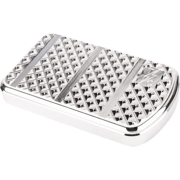 Thrashin Supply Co. chrome FL brake pedal pad TSC-2201-3 for Harley-Davidson Street Glide Road Glide Road King Touring and Softail models