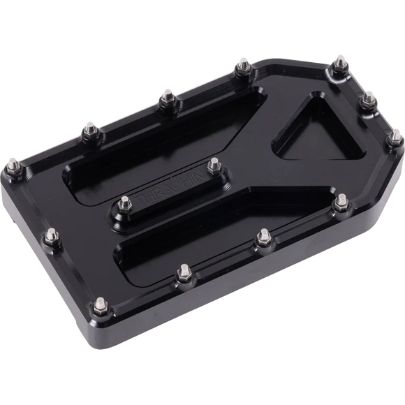 Thrashin Supply Co. Aggressor Brake Pedal Pad with cone cleats for Harley-Davidson Street Glide Road Glide Road King Touring models